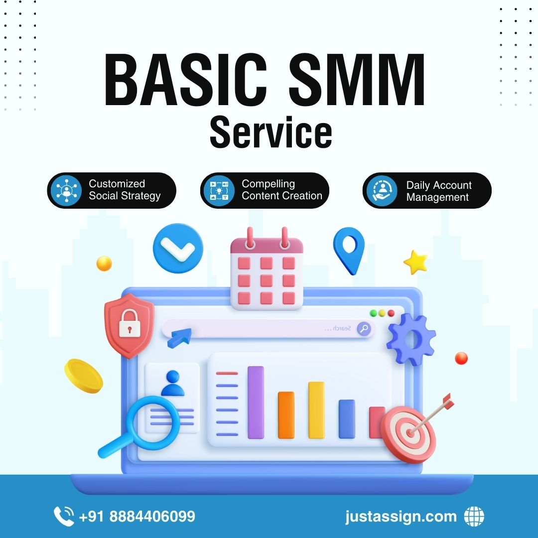 Just Assign Basic Social Media Management Services Basic social media management services package with essential tools for small businesses